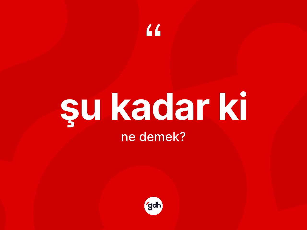 Şu kadar ki ne demektir? Şu kadar ki ifadesi hangi durumlarda kullanılır?