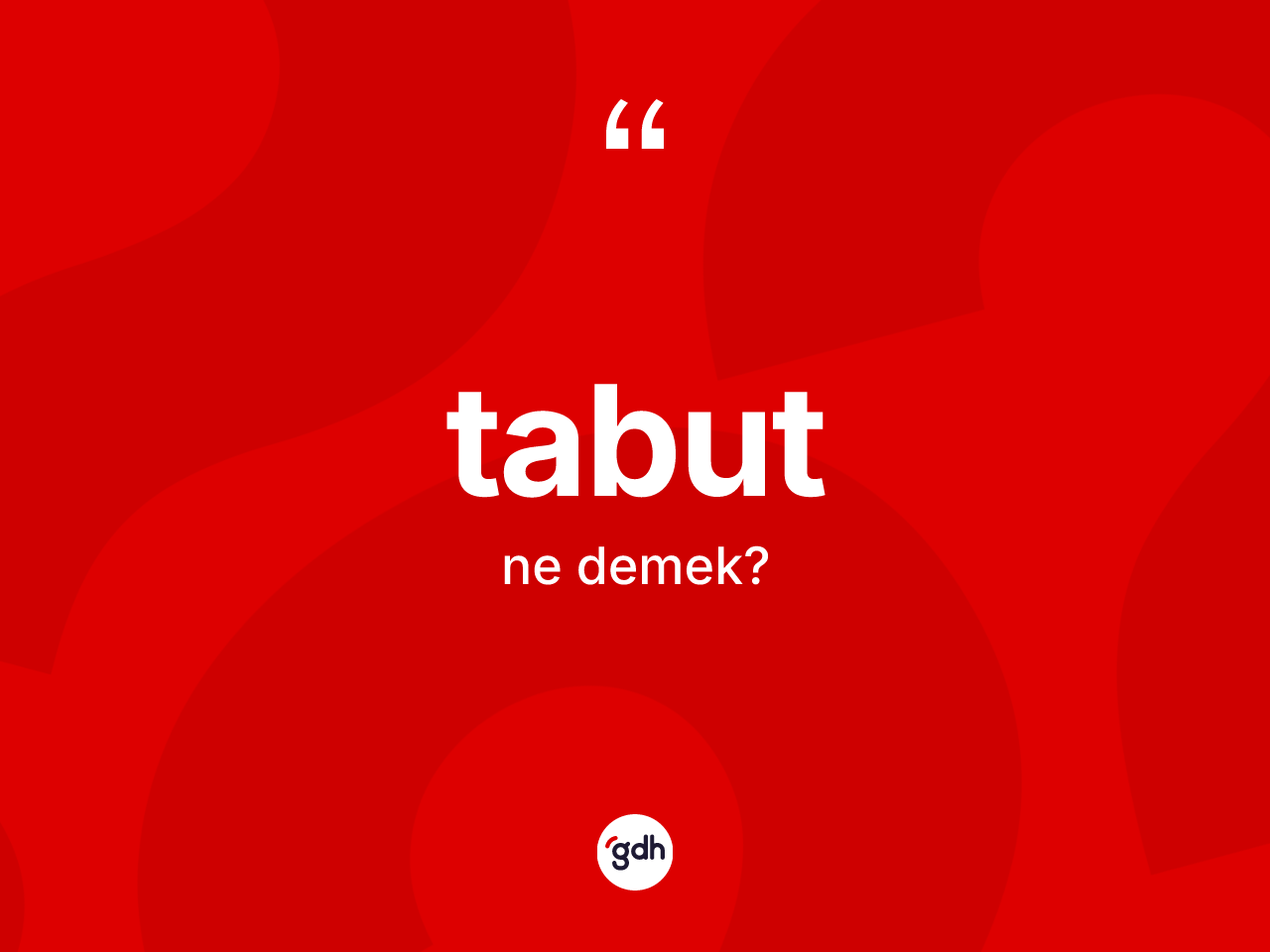 Tabut kelimesinin sözlükteki tanımı nedir? Tabut kelimesinin TDK'ya göre açıklaması nedir?