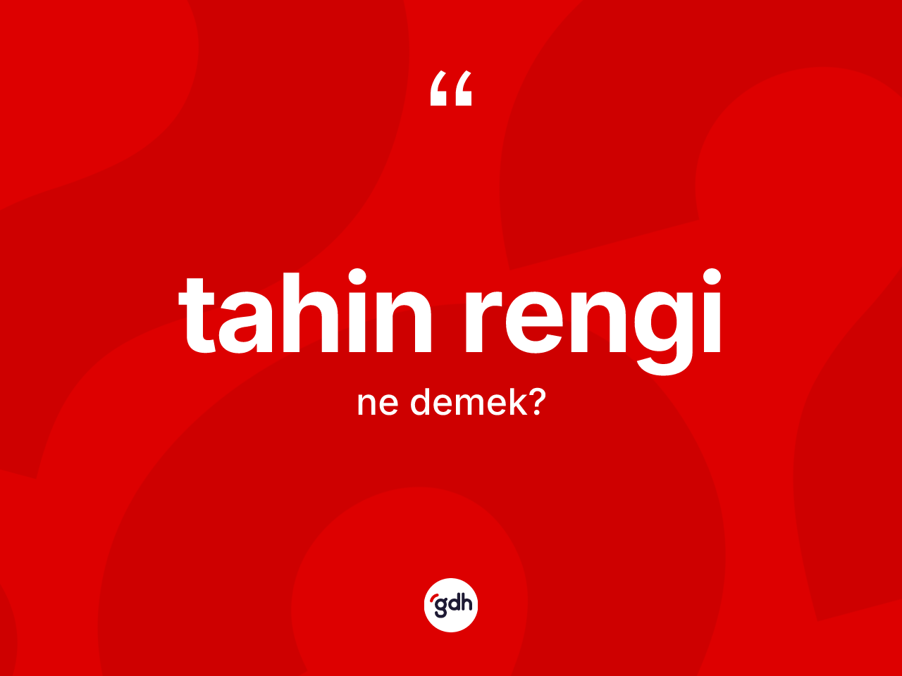 Tahin rengi kelimesinin anlamı nedir? Tahin rengi kelimesinin TDK'ya göre açıklaması nedir?