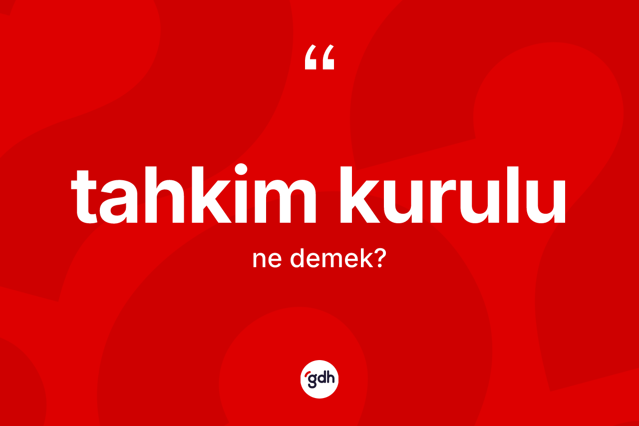 Tahkim kurulu ne demek? Tahkim kurulunun kısaca tanımı nedir?