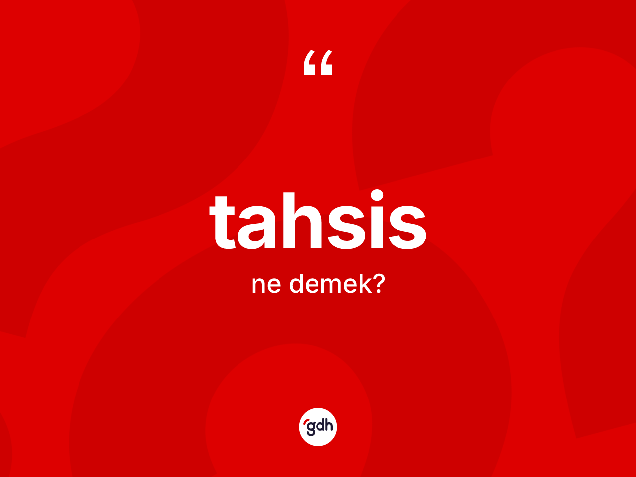 Tahsis kelimesinin anlamı nedir? Tahsis kelimesinin TDK anlamı nedir?