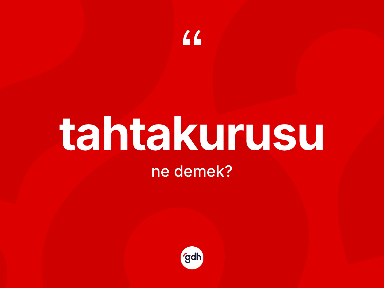 Tahtakurusu kelimesi ne anlama gelir? Tahtakurusu kelimesinin özellikleri nelerdir?