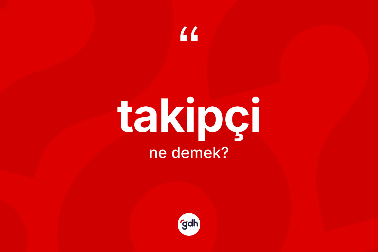 Takipçi kelimesi ne demek? Takipçinin TDK'ya göre anlamı nedir?