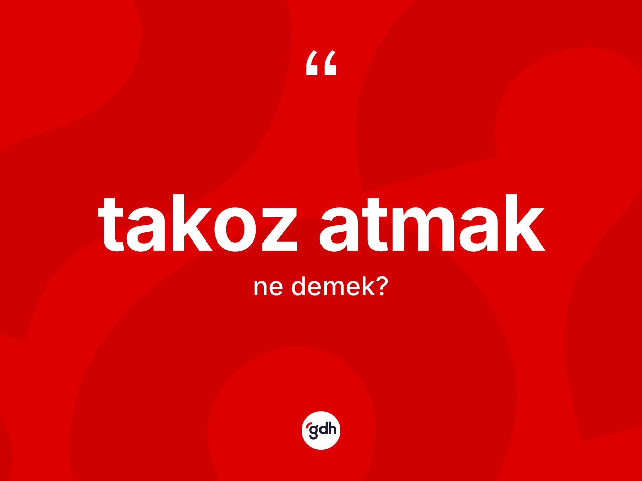 Takoz atmak ne demek? Takoz atmak ifadesi nerede kullanılır?