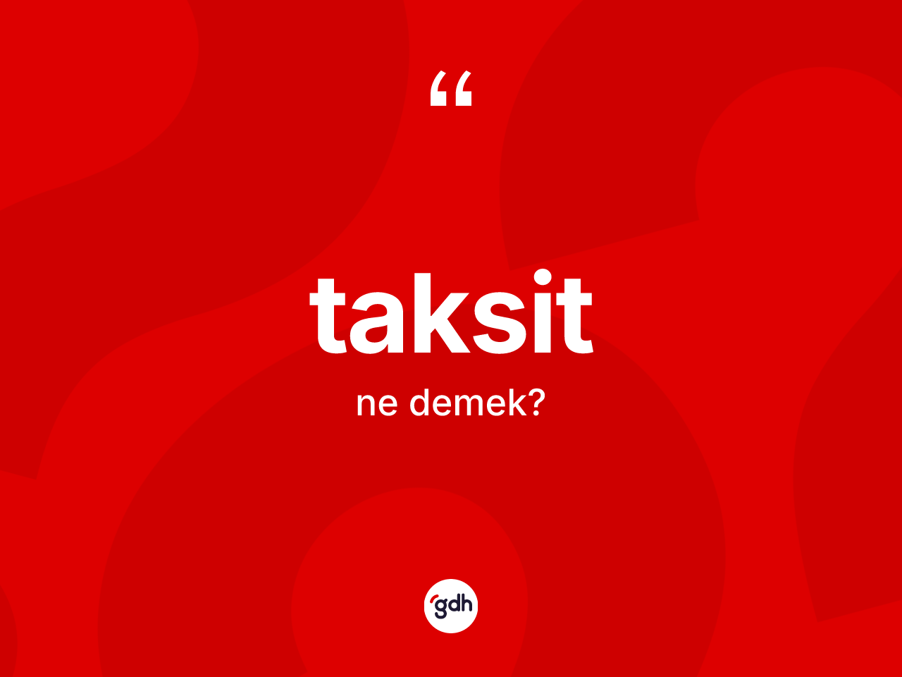 Taksit ne demek? Taksitin TDK'ya göre anlamı nedir?