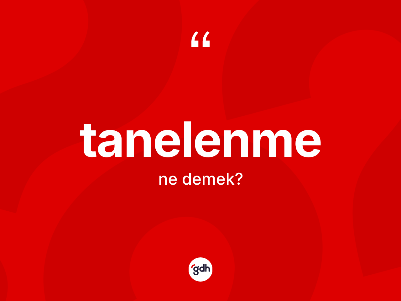 Tanelenme kelimesinin tanımı nedir? Tanelenme kelimesinin TDK'ya göre açıklaması nedir?