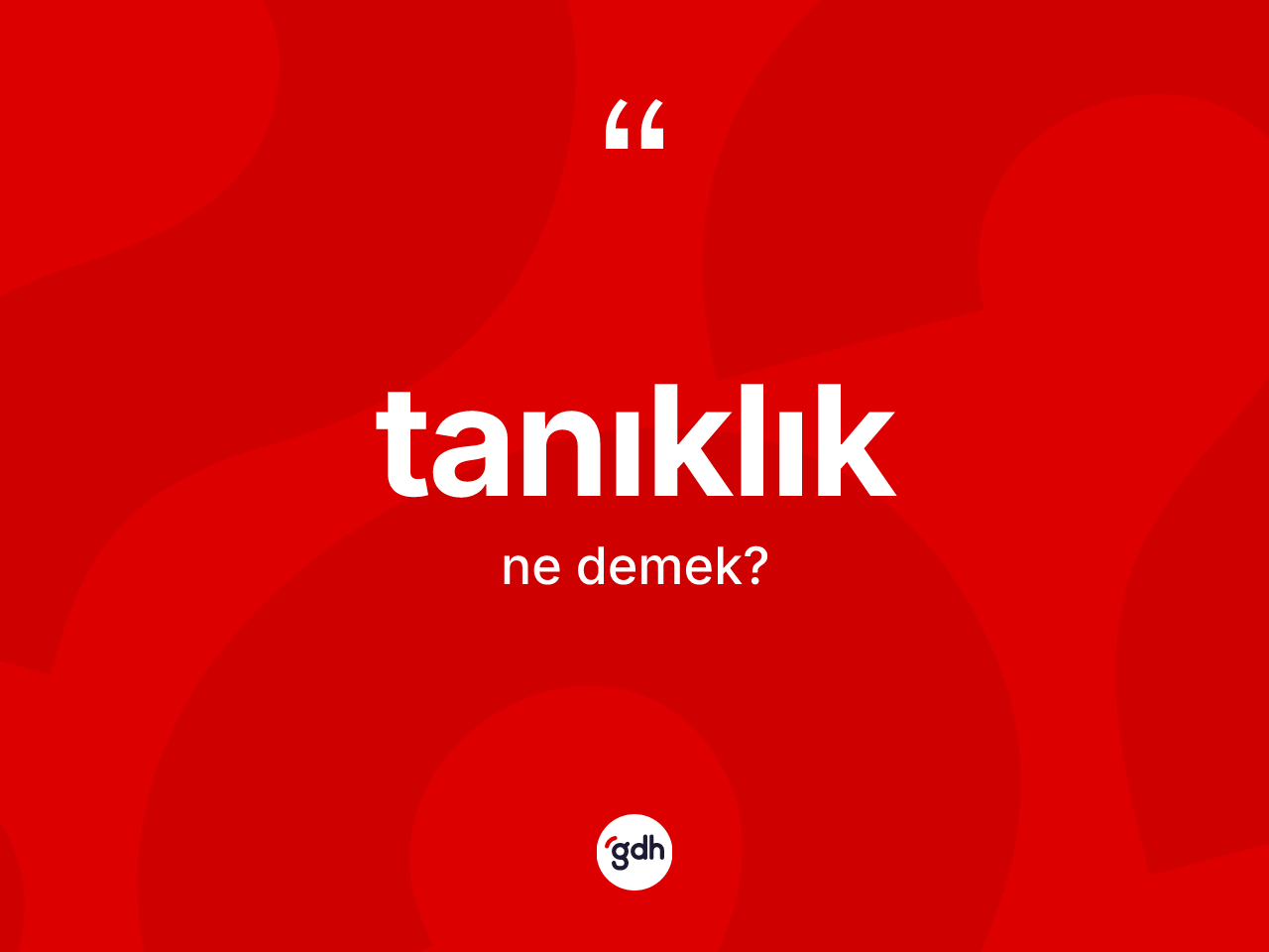 Tanıklık ne demek? Tanıklık kelimesinin TDK'ya göre açıklaması nedir?