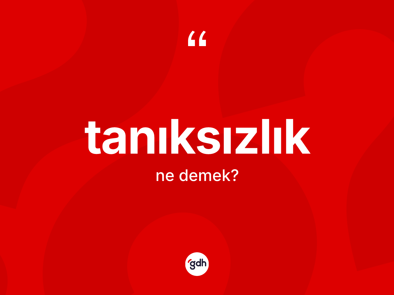 Tanıksızlık nedir? Tanıksızlık kelimesinin kaç farklı anlamı var?