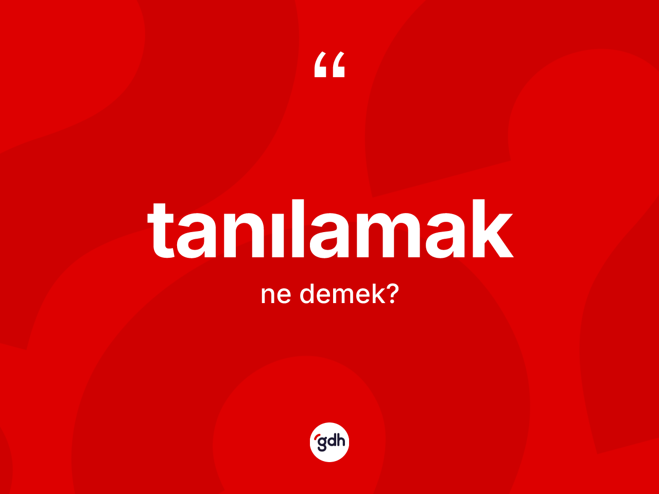 Tanılamak ne demek? Tanılamak kelimesinin özellikleri nelerdir?