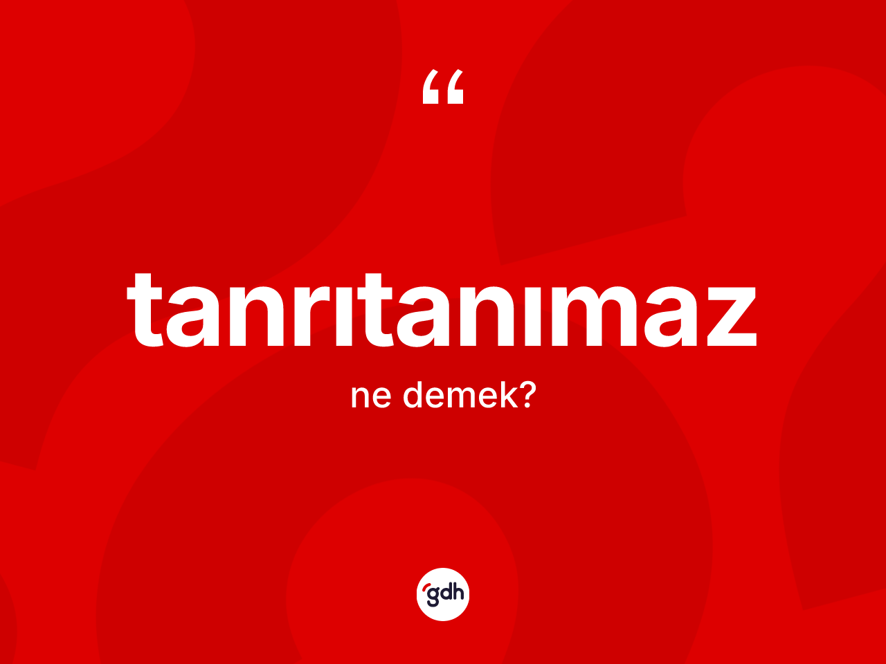 Tanrıtanımaz ne demek? Tanrıtanımazın TDK'ya göre anlamı nedir?