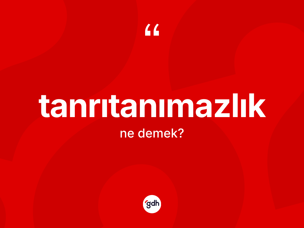 Tanrıtanımazlık kelimesinin tanımı nedir? Tanrıtanımazlık kelimesinin TDK'ya göre açıklaması nedir?
