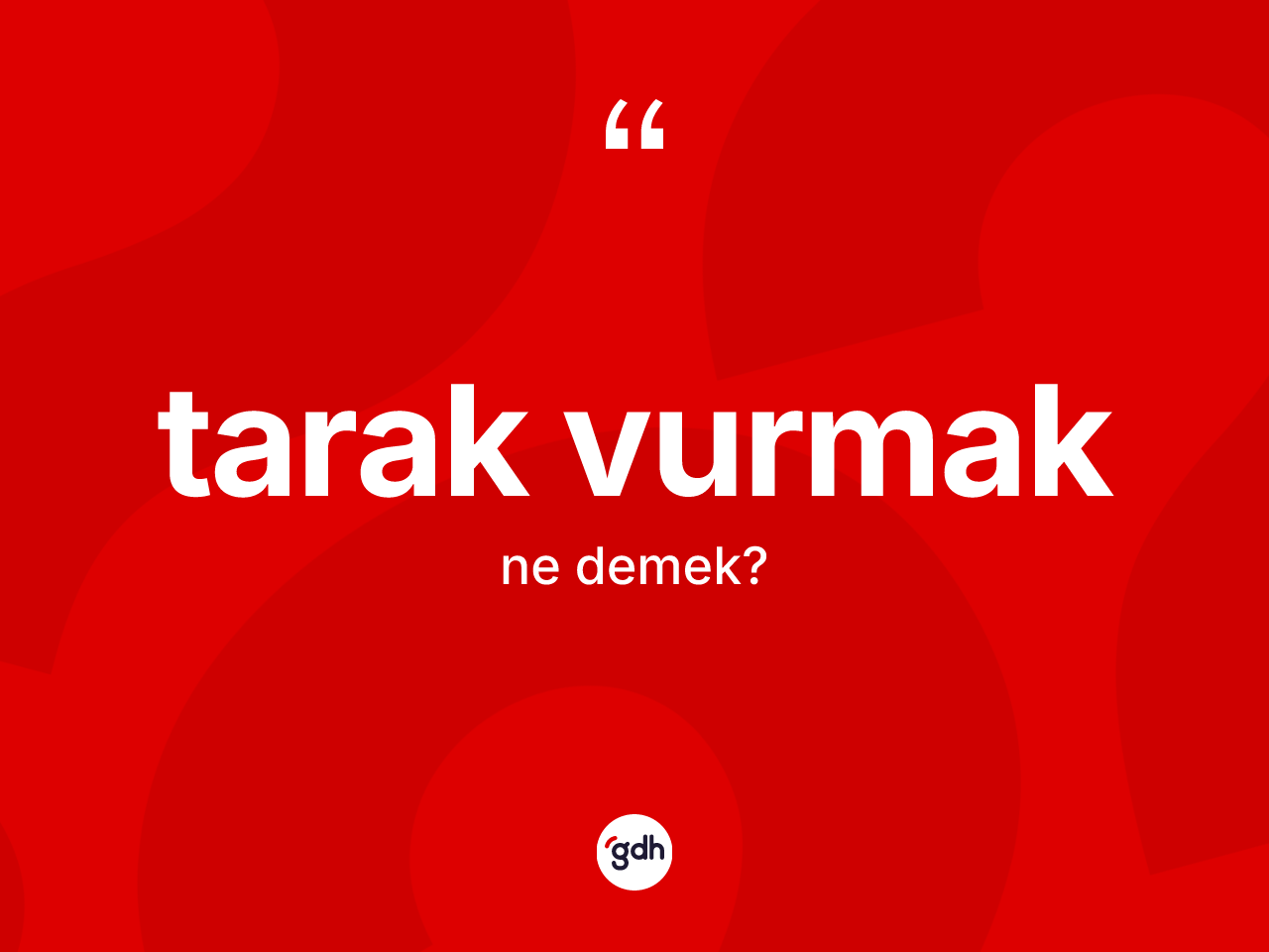 Tarak vurmak ifadesinin sözlükteki anlamı nedir? Tarak vurmak ifadesi hangi durumlarda kullanılır?