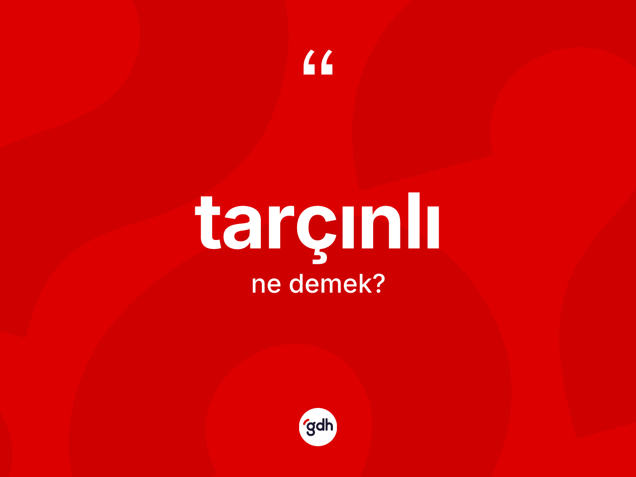 Tarçınlı kelimesi nedir? Tarçınlının TDK'ya göre anlamı nedir?