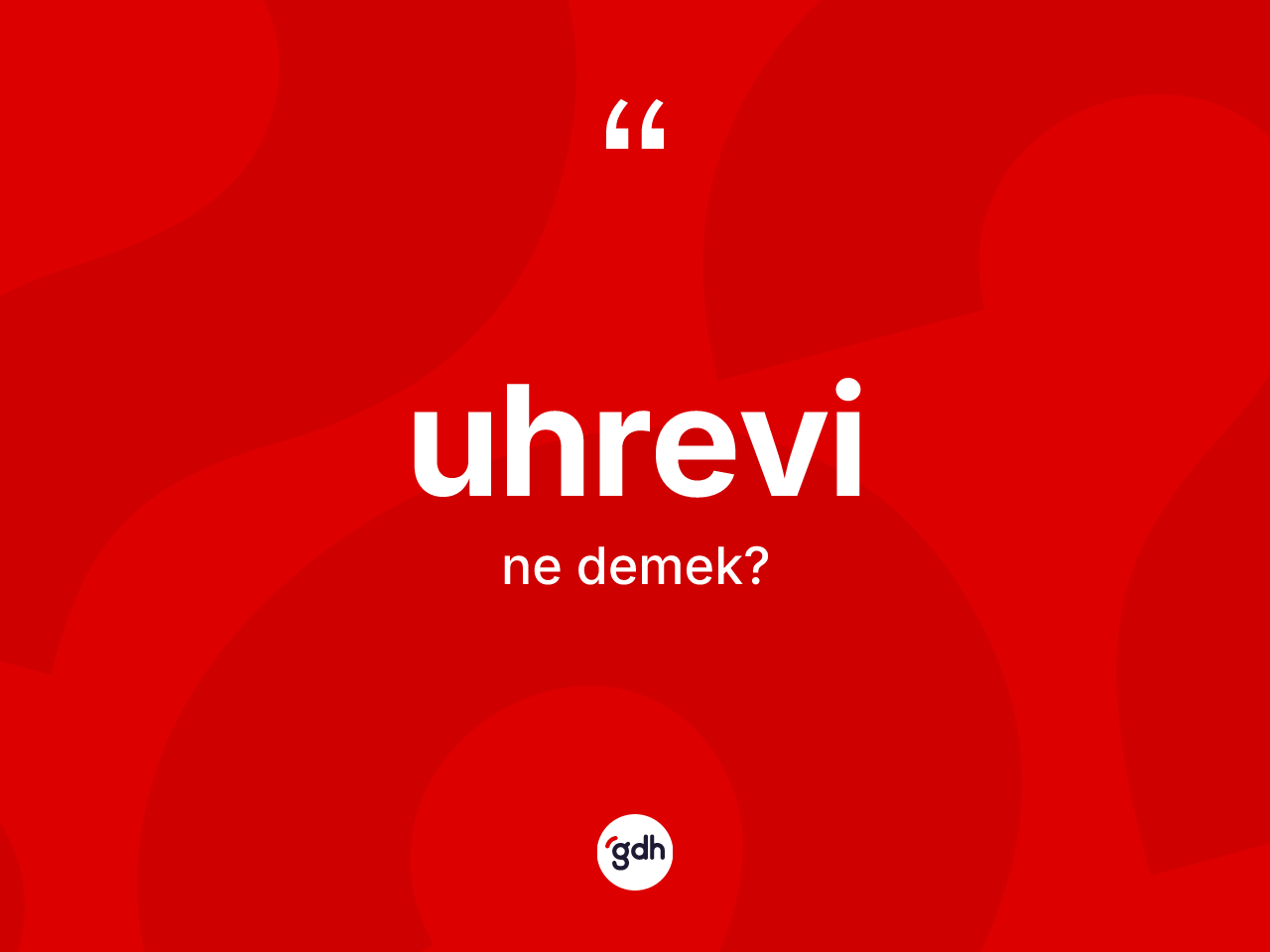 Uhrevi kelimesinin anlamı nedir? Uhrevi kelimesinin özellikleri nelerdir?