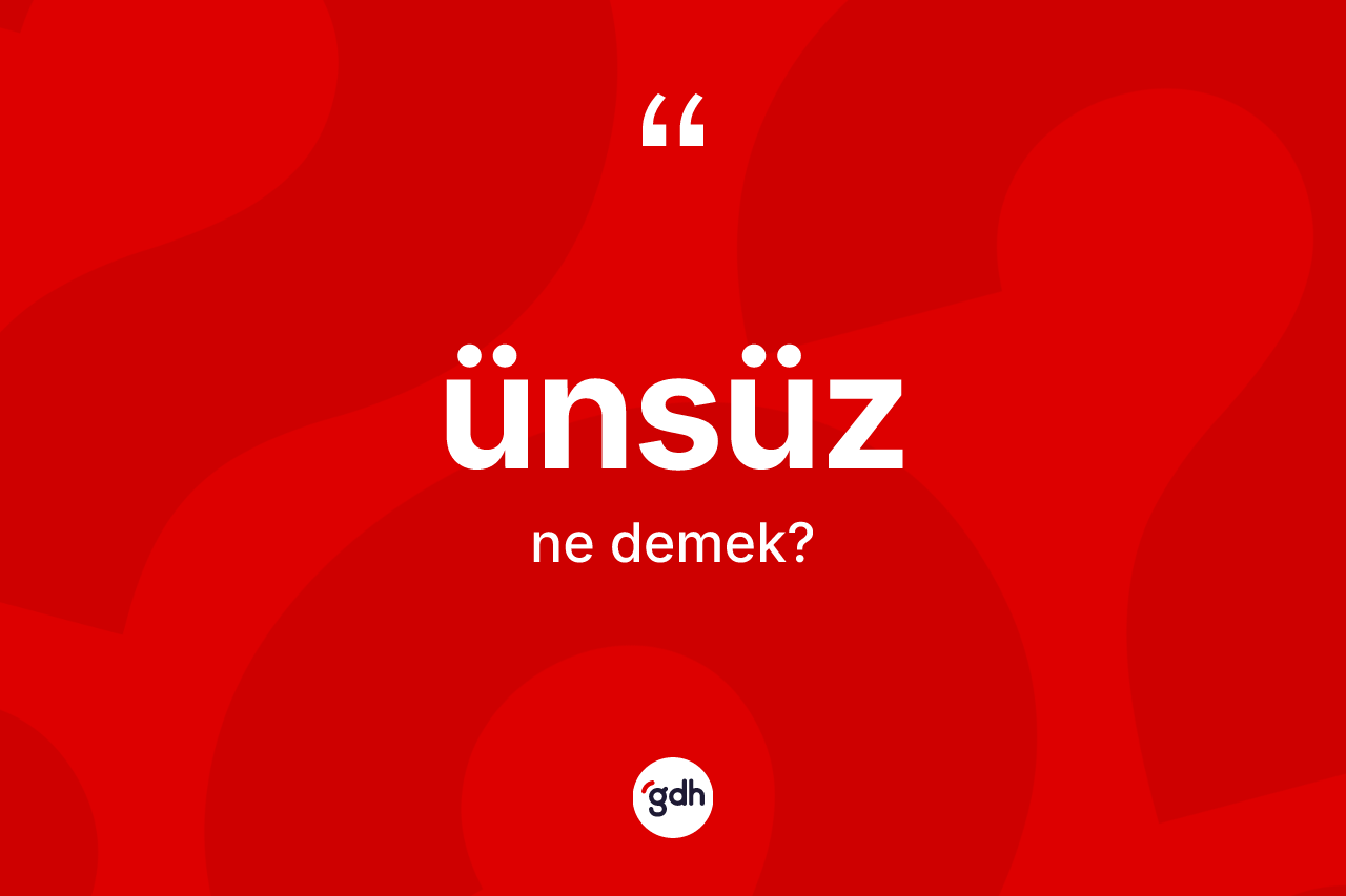 Ünsüz nedir? Ünsüzün TDK'ya göre anlamı nedir?