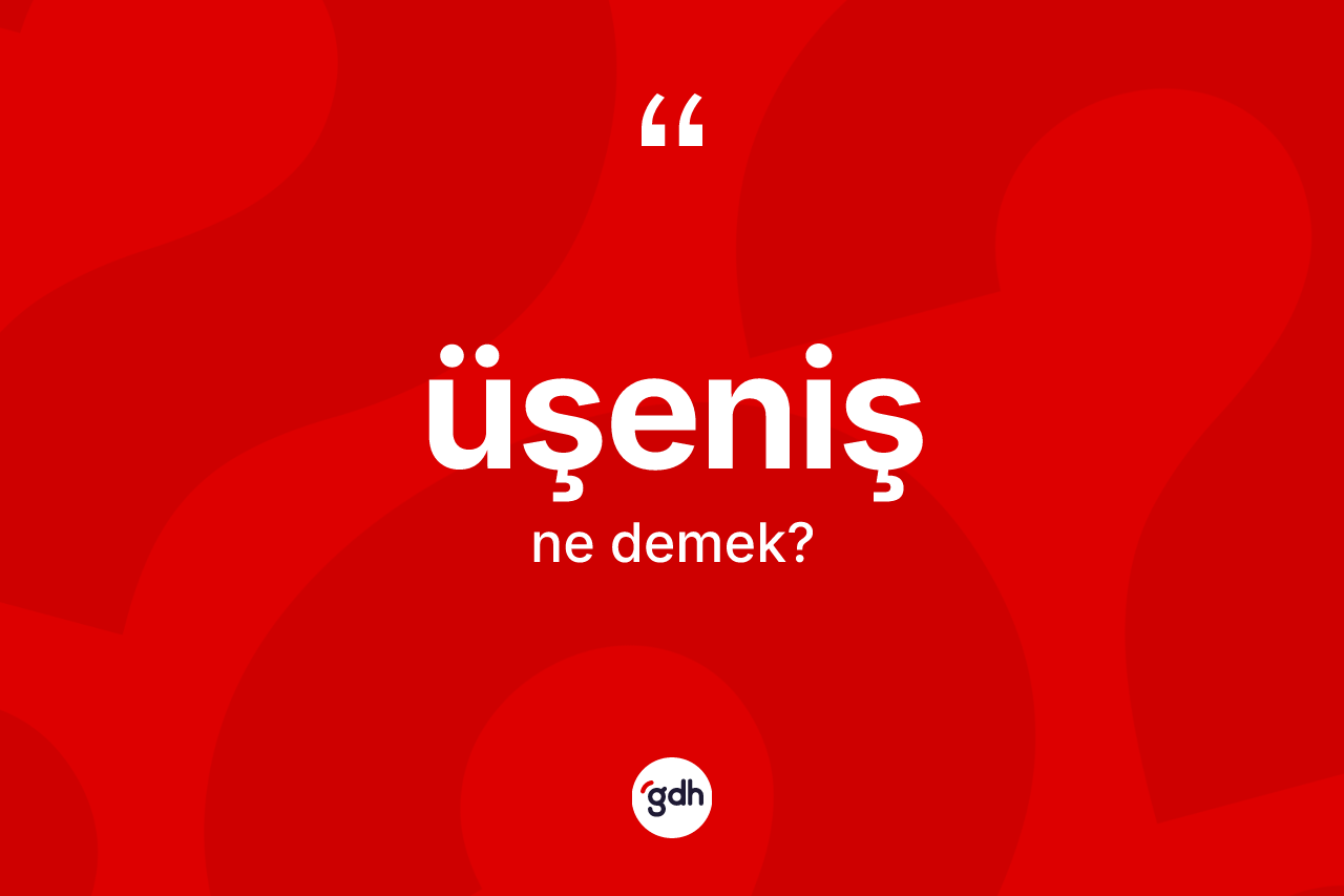 Üşeniş ne demek? Üşenişin TDK'ya göre anlamı nedir?