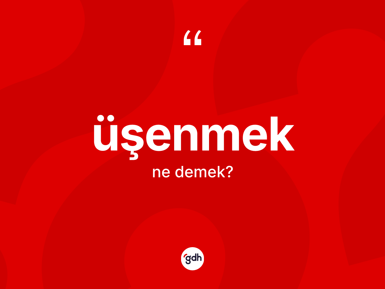 Üşenmek ne demek? Üşenmek kelimesinin TDK anlamı nedir?