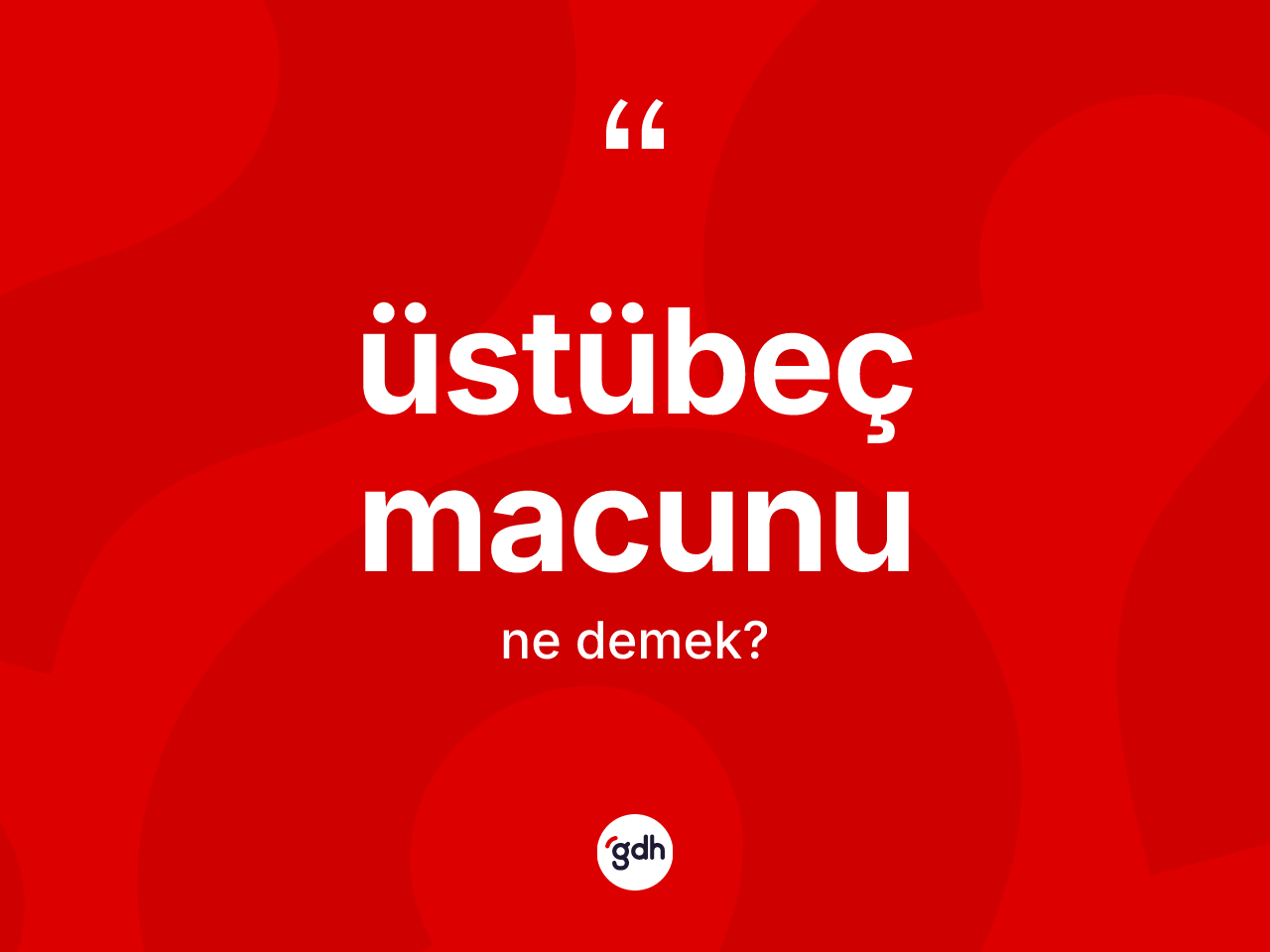 Üstübeç macunu kelimesi nedir? Üstübeç macununun TDK'ya göre anlamı nedir?