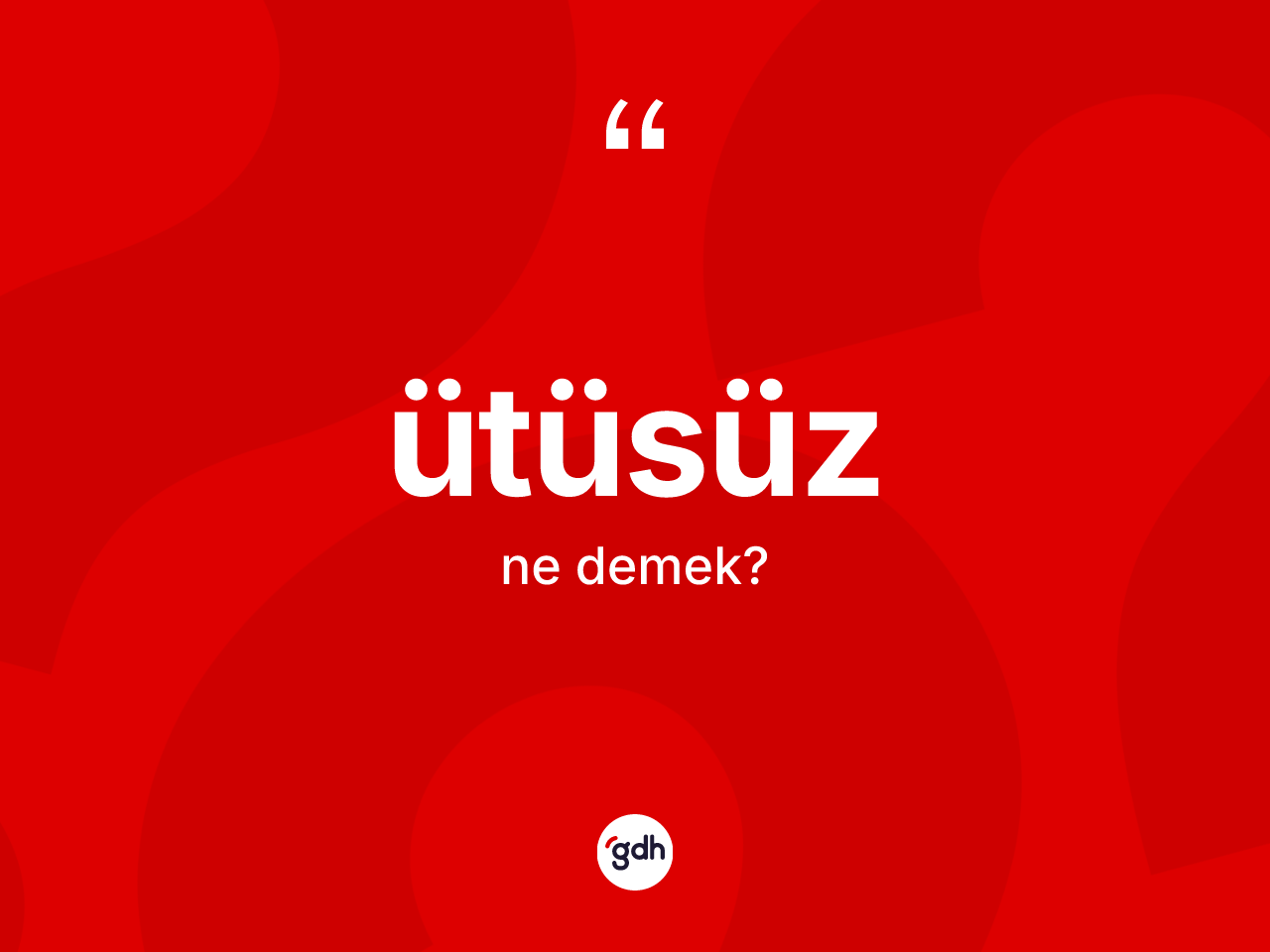 Ütüsüz ne demek? Ütüsüz kelimesinin özellikleri nelerdir?