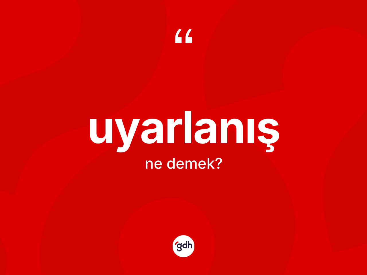 Uyarlanış kelimesi ne demek? Uyarlanış kelimesinin kaç farklı anlamı var?
