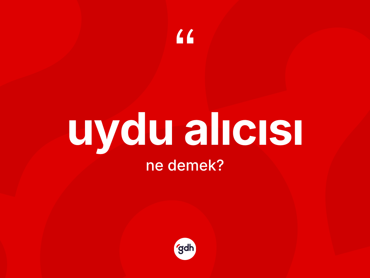 Uydu alıcısı kelimesinin sözlükteki tanımı nedir? Uydu alıcısının sözlükteki anlamı nedir?