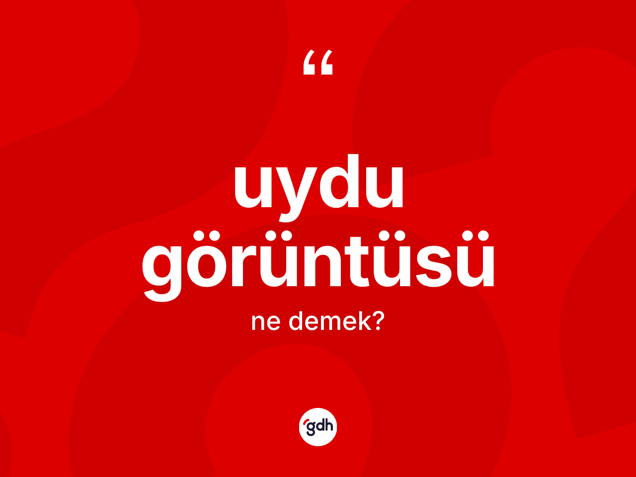 Uydu görüntüsü kelimesinin sözlükteki tanımı nedir? Uydu görüntüsünün kısaca tanımı nedir?