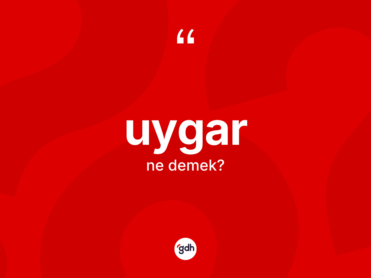 Uygar nedir? Uygar kelimesinin kaç farklı anlamı var?