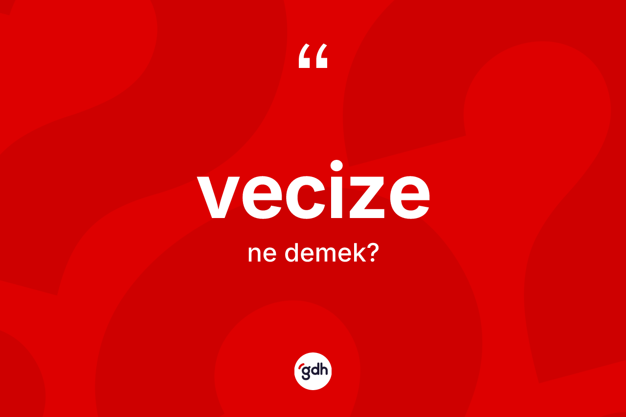 Vecize kelimesi ne demek? Vecize kelimesinin TDK'ya göre açıklaması nedir?