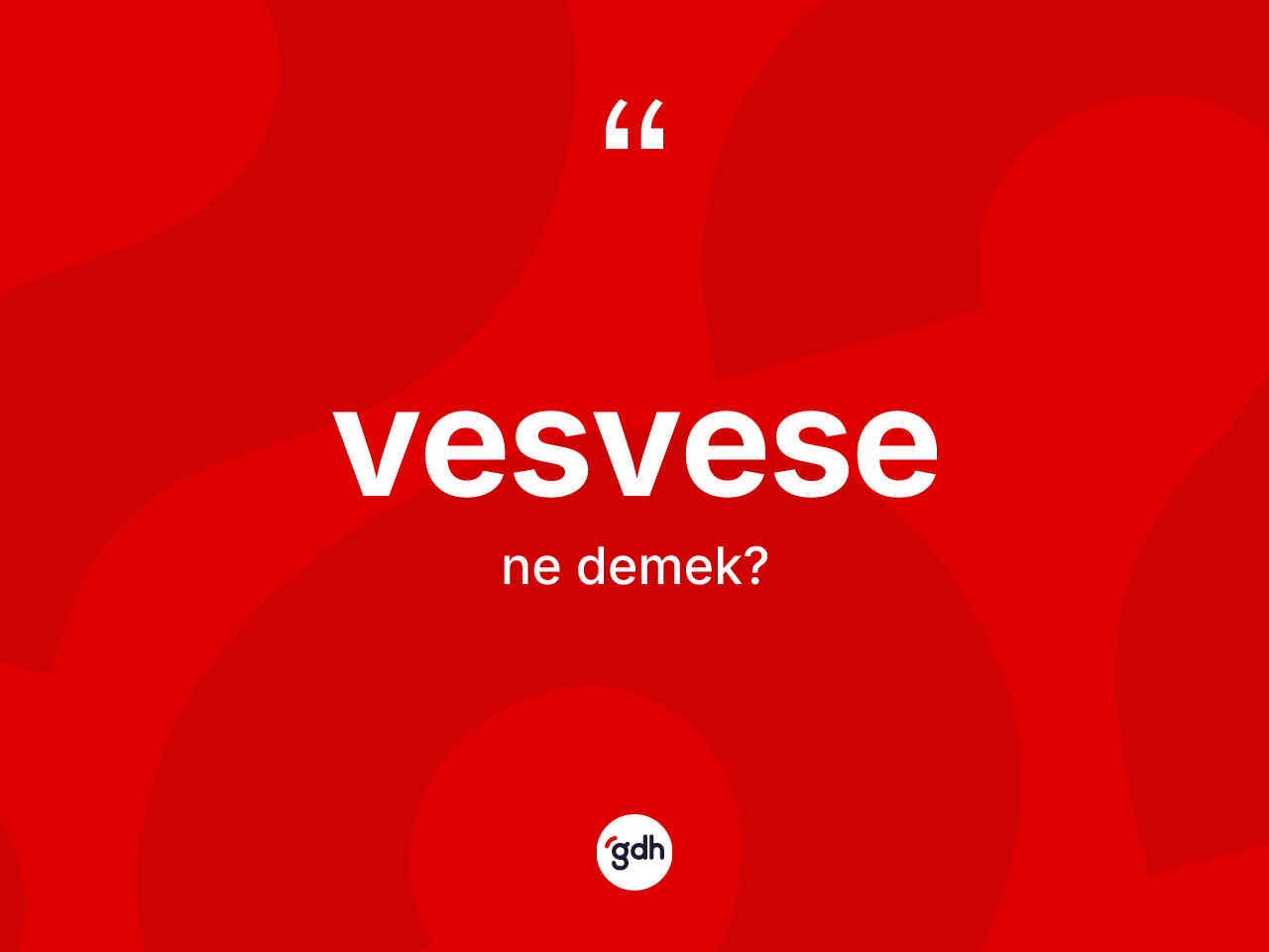 Vesvese kelimesi ne anlama gelir? Vesvesenin halk arasındaki kullanımı nasıldır?