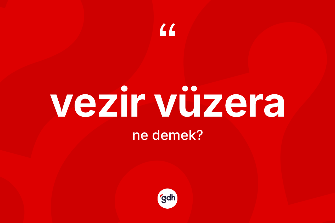 Vezir vüzera kelimesinin anlamı nedir? Vezir vüzera kelimesinin özellikleri nelerdir?