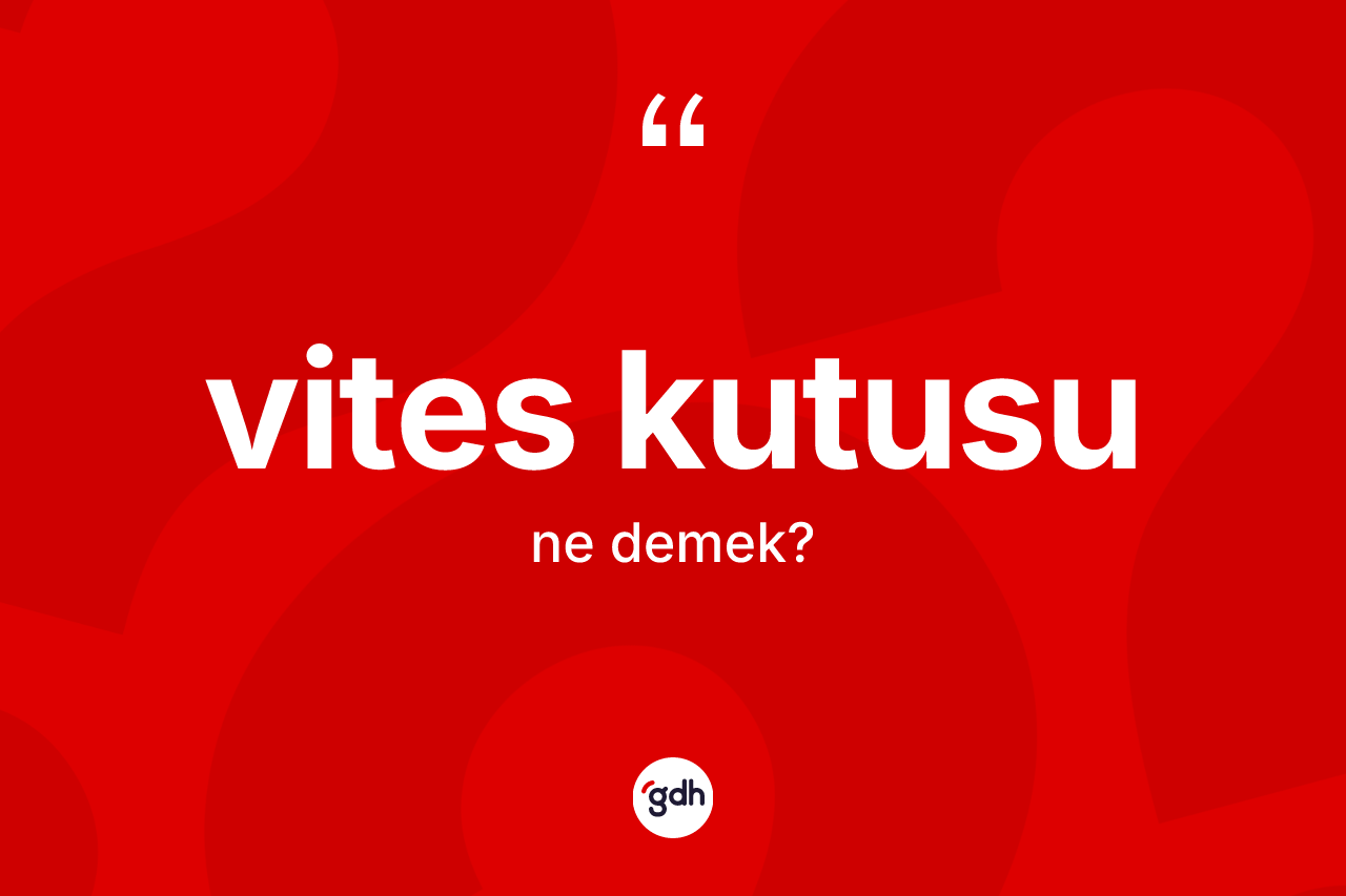 Vites kutusu ne anlama gelir? Vites kutusu kelimesinin özellikleri nelerdir?