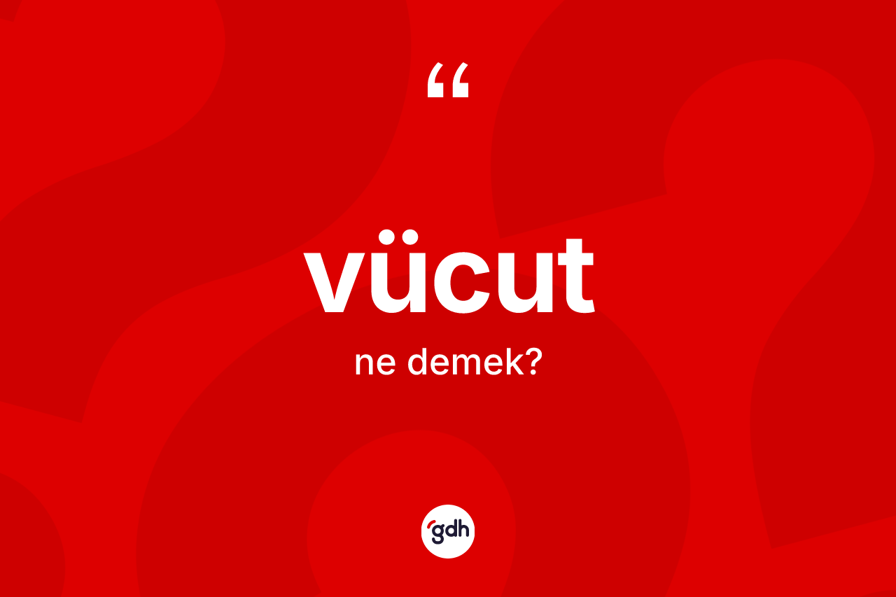 Vücut kelimesi ne demek? Vücut kelimesinin özellikleri nelerdir?