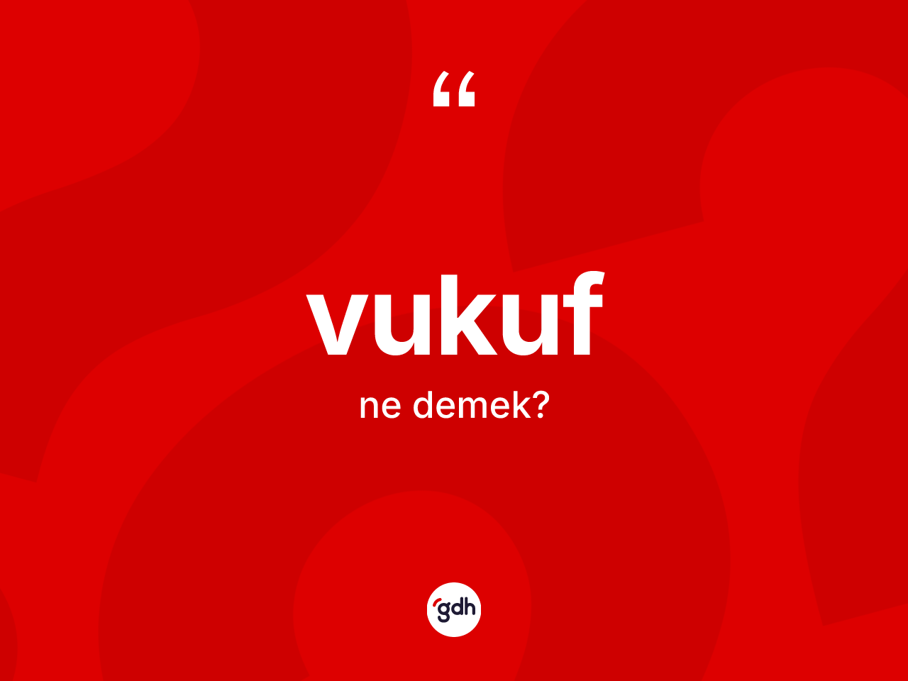 Vukuf ne demek? Vukufun kısaca tanımı nedir?