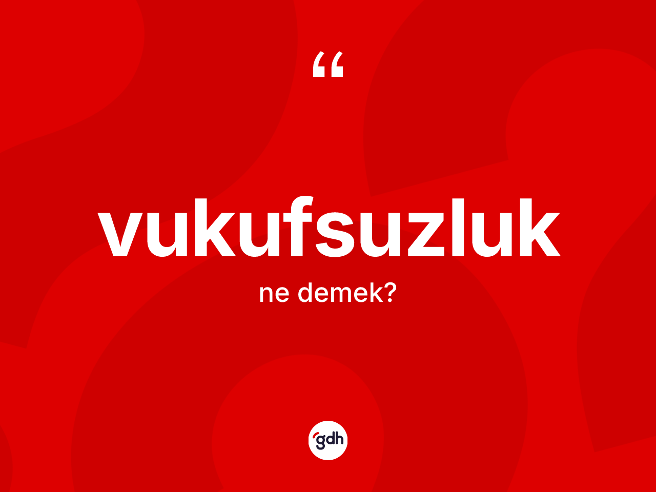 Vukufsuzluk ne demek? Vukufsuzluğun TDK'ya göre anlamı nedir?