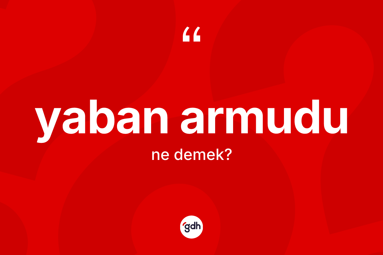 Yaban armudu nedir? Yaban armudunun kısaca tanımı nedir?