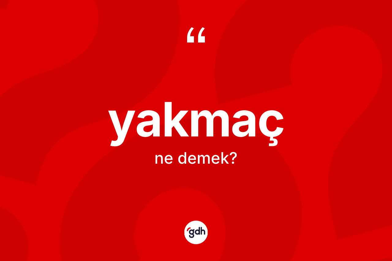 Yakmaç ne demek? Yakmaç kelimesinin kaç farklı anlamı var?