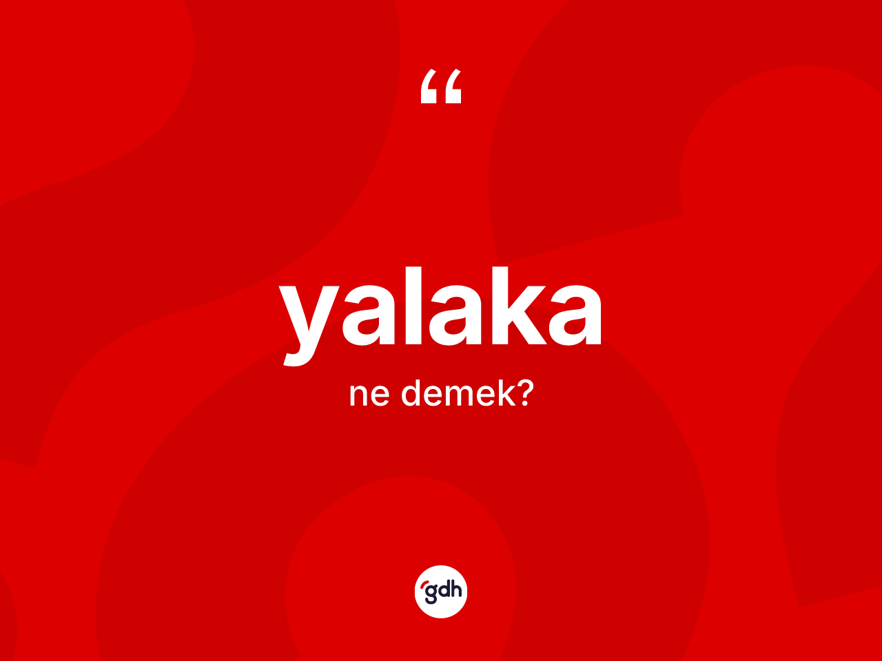 Yalaka kelimesinin tanımı nedir? Yalaka kelimesinin TDK anlamı nedir?
