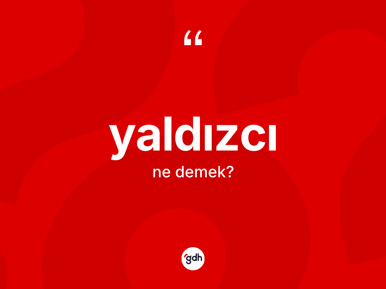 Yaldızcı kelimesi ne demek? Yaldızcının TDK'ya göre anlamı nedir?