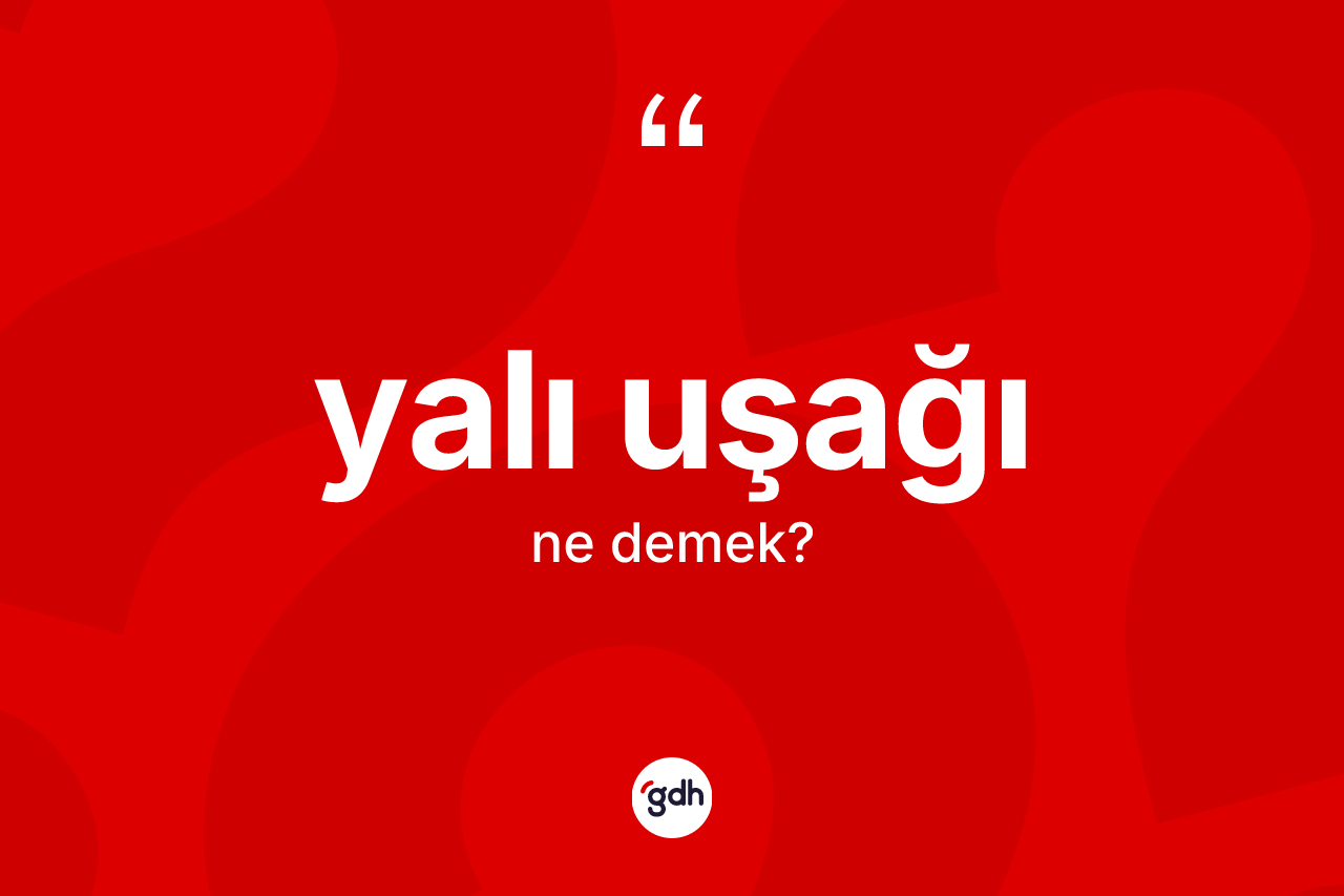 Yalı uşağı ne anlama gelir? Yalı uşağının kısaca tanımı nedir?