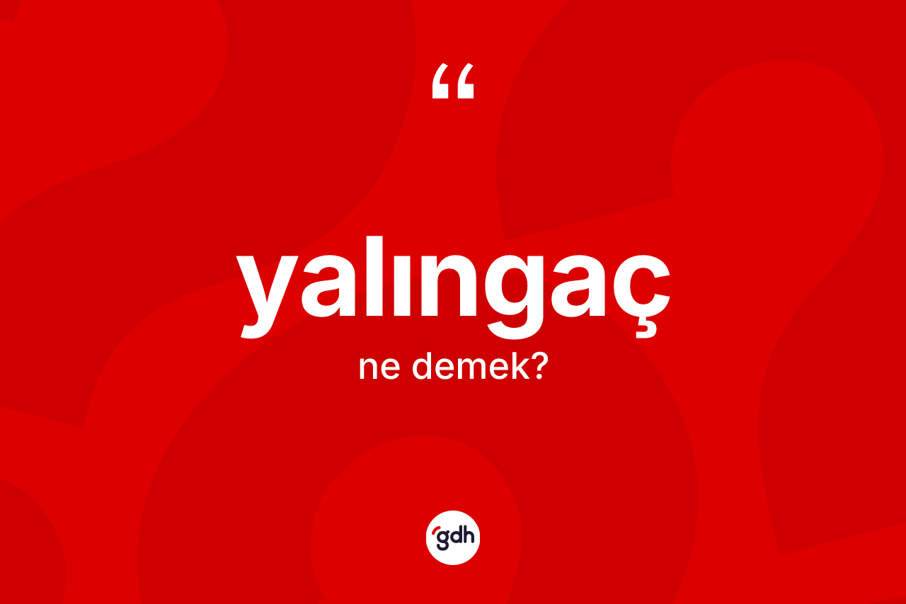 Yalıngaç kelimesinin sözlükteki tanımı nedir? Yalıngaç kelimesinin özellikleri nelerdir?