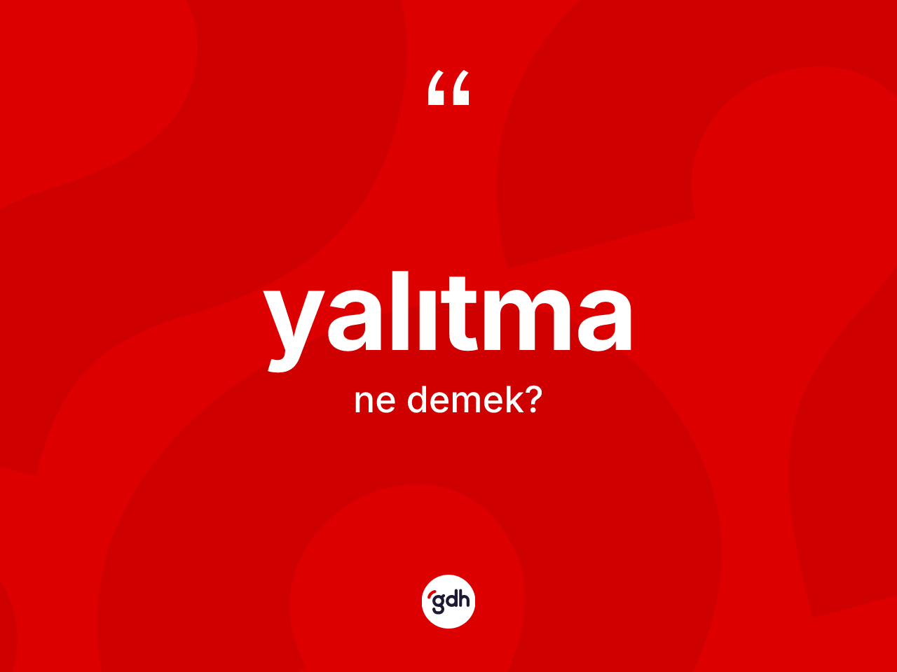 Yalıtma kelimesi nedir? Yalıtmanın sözlükteki anlamı nedir?