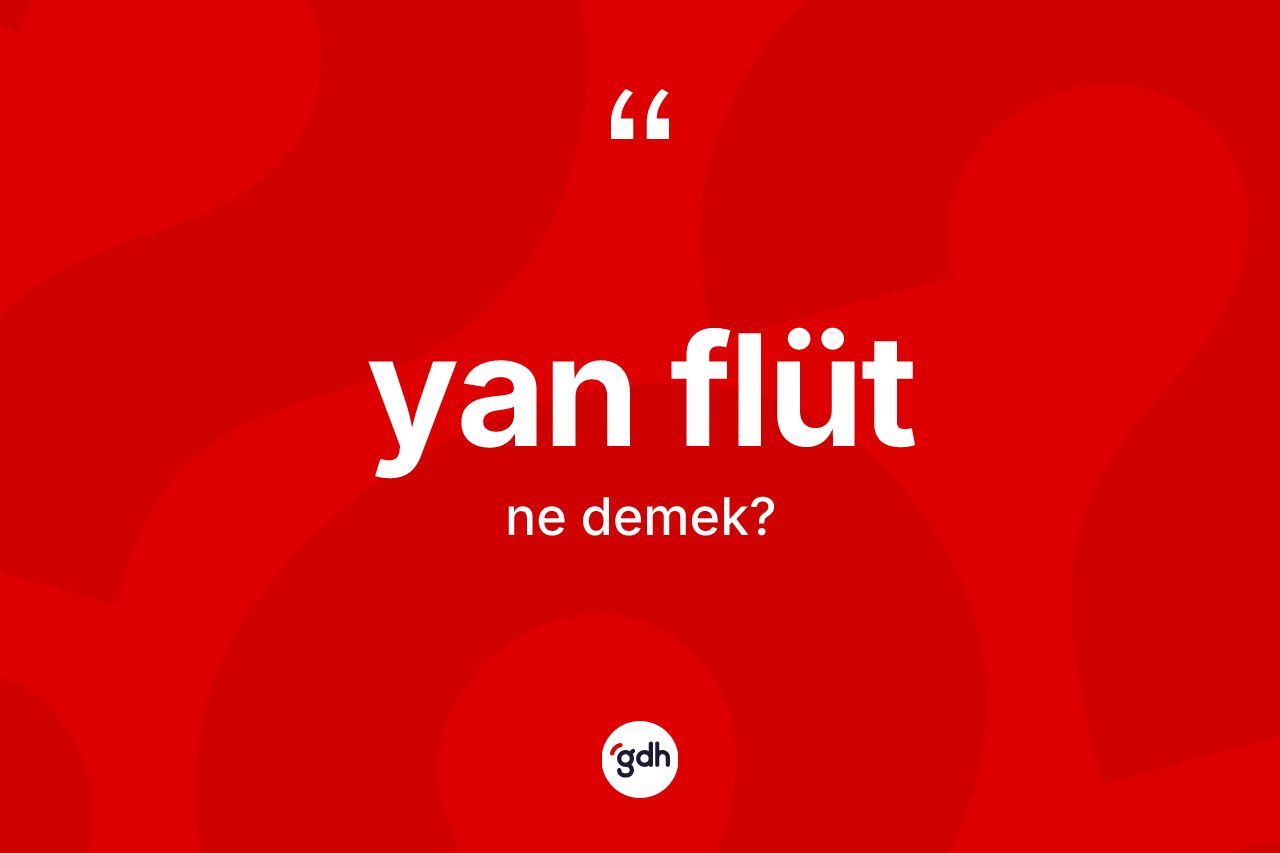 Yan flüt ne demek? Yan flütün halk arasındaki kullanımı nasıldır?