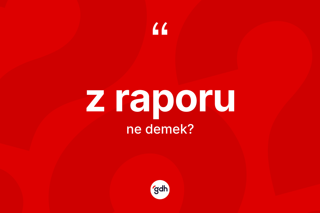 Z raporu kelimesi ne anlama gelir? Z raporunun sözlükteki anlamı nedir?