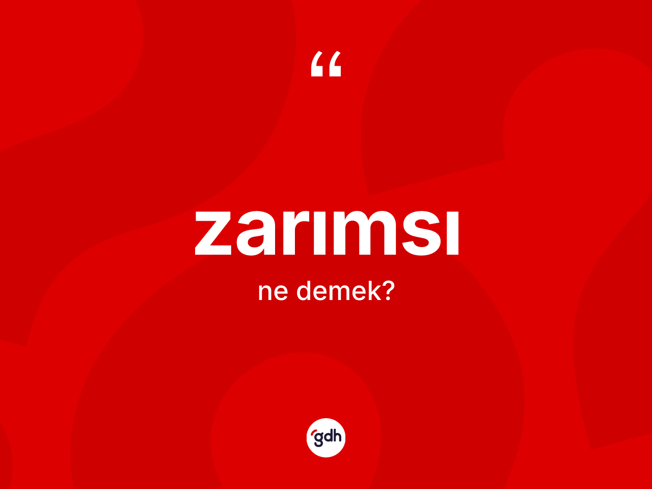 Zarımsı kelimesi nedir? Zarımsının TDK'ya göre anlamı nedir?