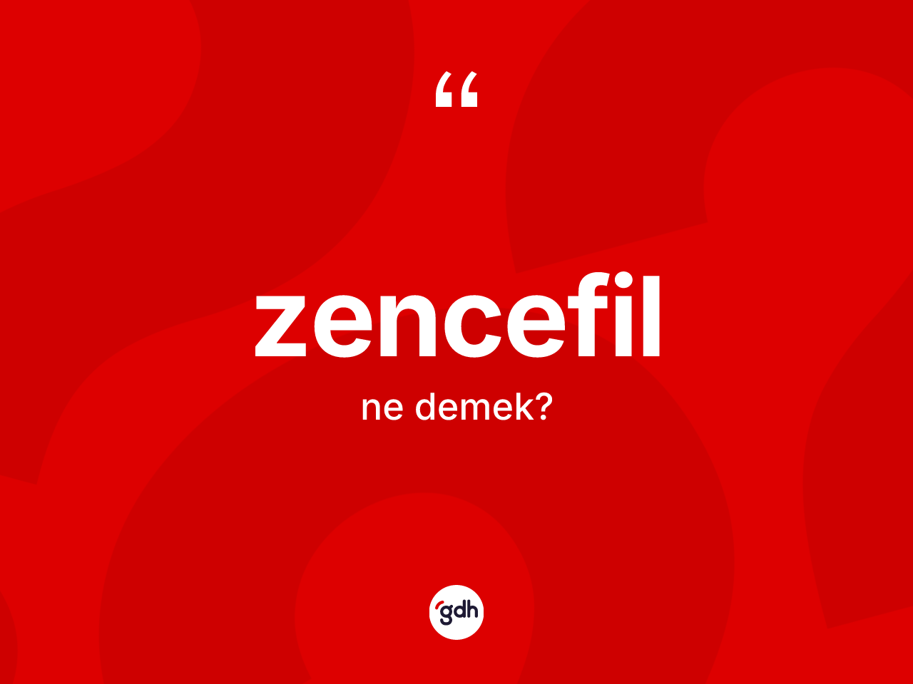 Zencefil kelimesinin anlamı nedir? Zencefilin kısaca tanımı nedir?