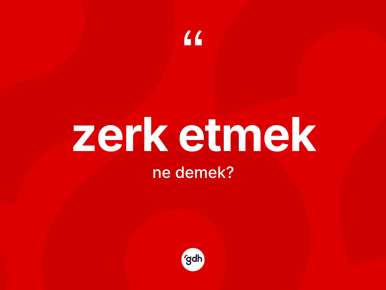 Zerk etmek nedir? Zerk etmek sözü nerede kullanılır?