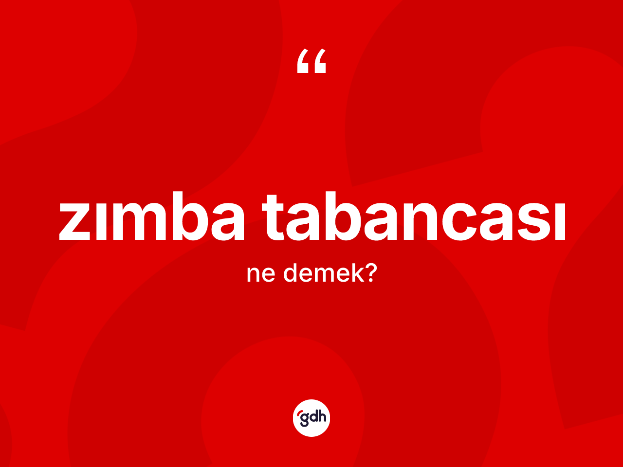 Zımba tabancası kelimesinin sözlükteki tanımı nedir? Zımba tabancasının sözlükteki anlamı nedir?
