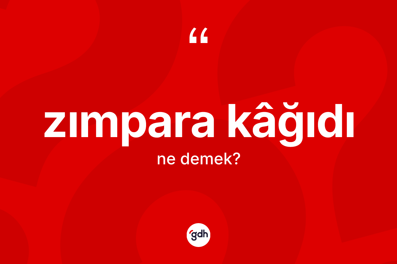 Zımpara kâğıdı ne demek? Zımpara kâğıdının TDK'ya göre anlamı nedir?