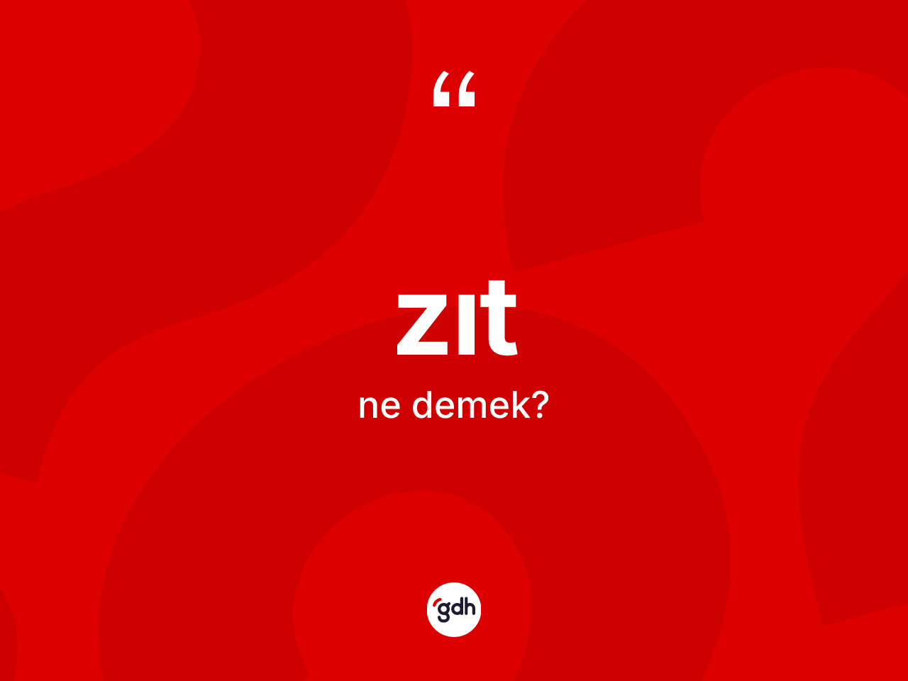 Zıt kelimesinin anlamı nedir? Zıdın TDK'ya göre anlamı nedir?