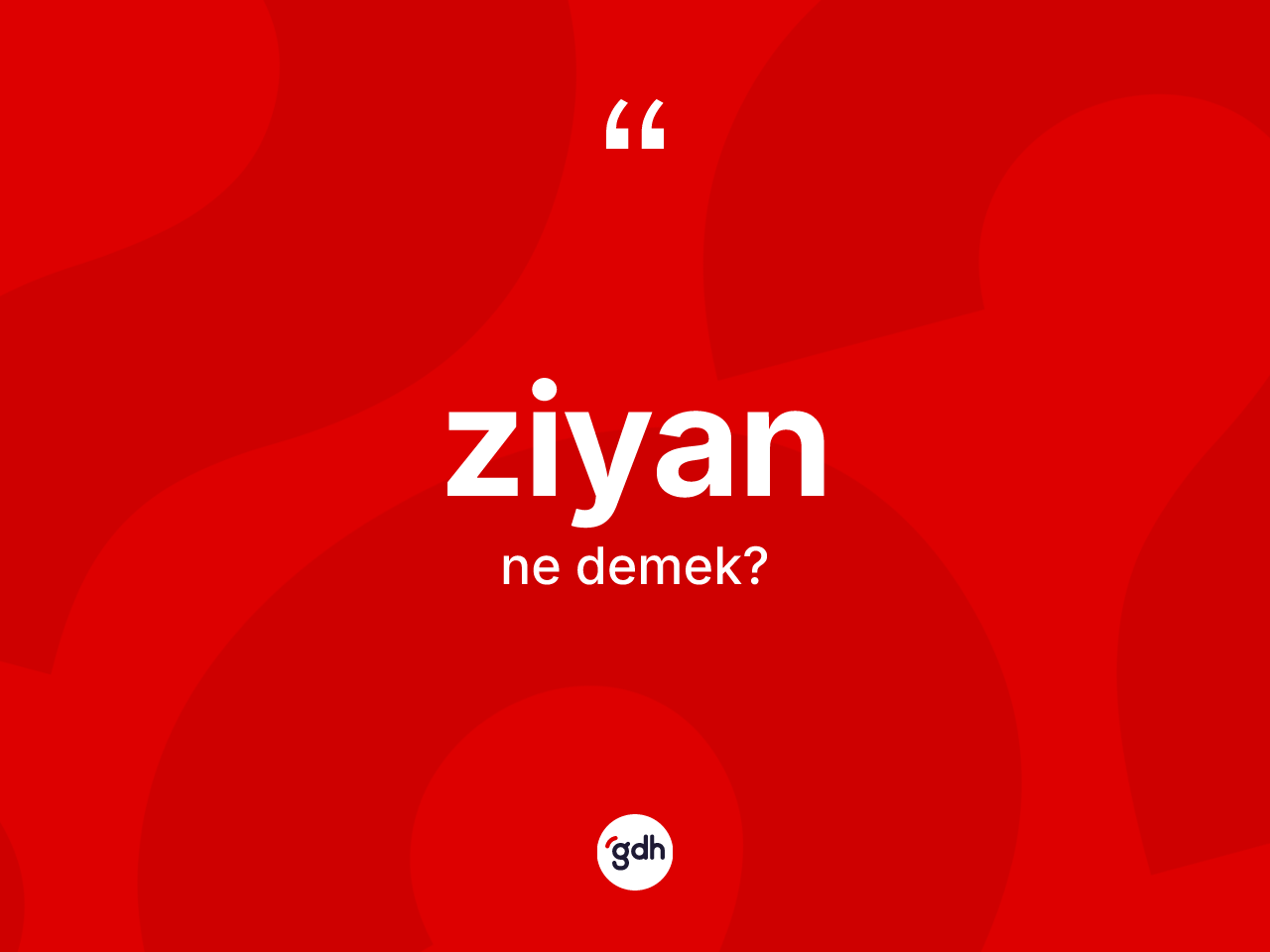 Ziyan ne demek? Ziyanın TDK'ya göre anlamı nedir?